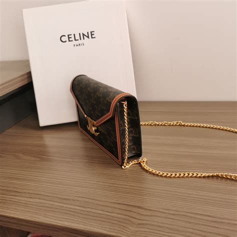 celine enveloppe|ENVELOPPE BAG IN TRIOMPHE CANVAS AND CALFSKIN.